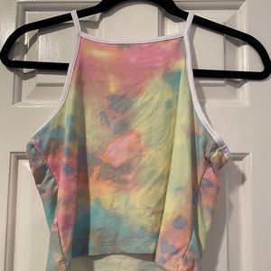 Large tie-dye tank